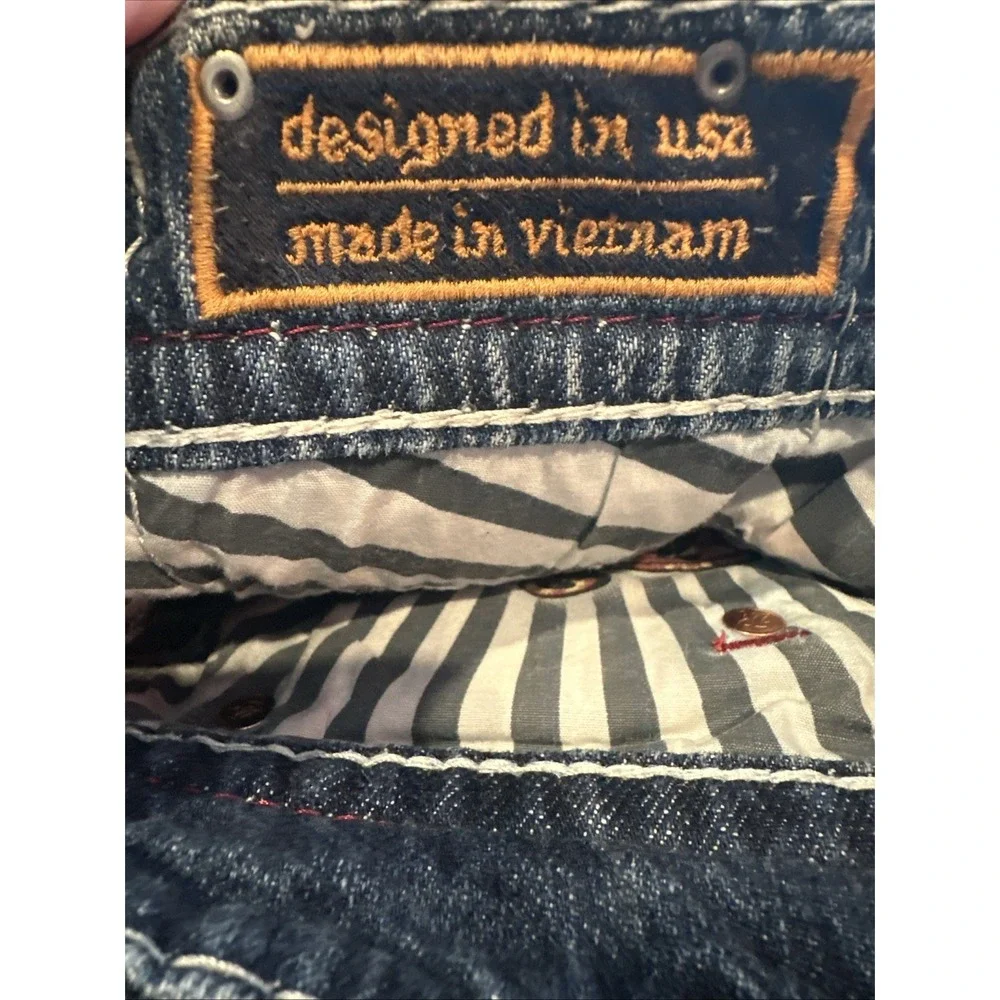 Rock Revival‎ Men's Romell Straight Jeans Size 40x33.5 38 Blue Denim Pants